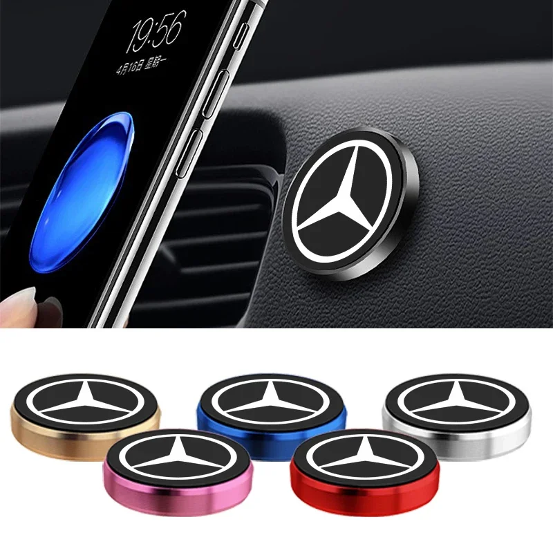 Super Magnetic Car Phone Holder Dashboard Wall Mounted Car Magnet Sticker For Mercedes Benz AMG W124 W202 W203 W204 W210 W211