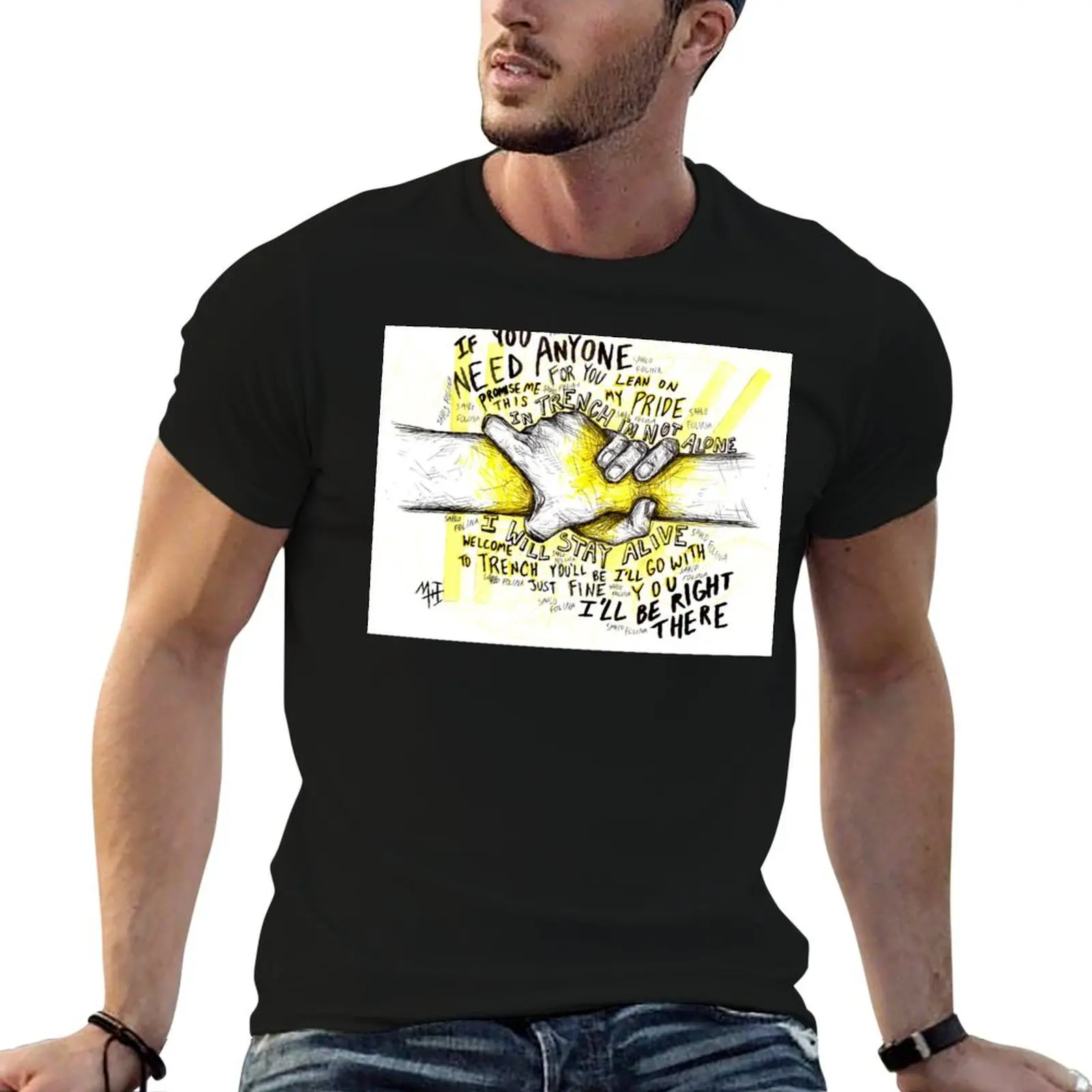T-shirt Words of Hope, T-shirt léger pour les fêtes