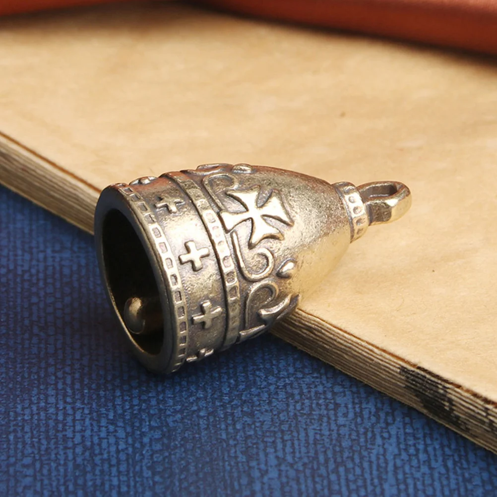 

4Pcs Small Vintage Copper Bells DIY Craft Hanging Charms for Christmas Tree Holiday Decor Bells for Crafts Bell Hanging Charms