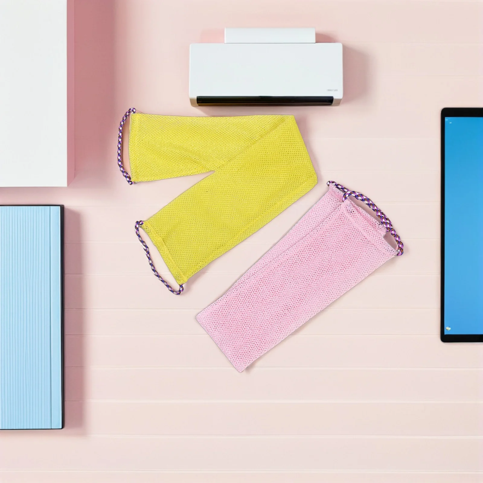 

4Pcs Japanese Exfoliating Nylon Washcloth Back Scrubber Sauna Towel Long Body Scrubbing Towel Dead Skin Remover Bath Spa Wrap