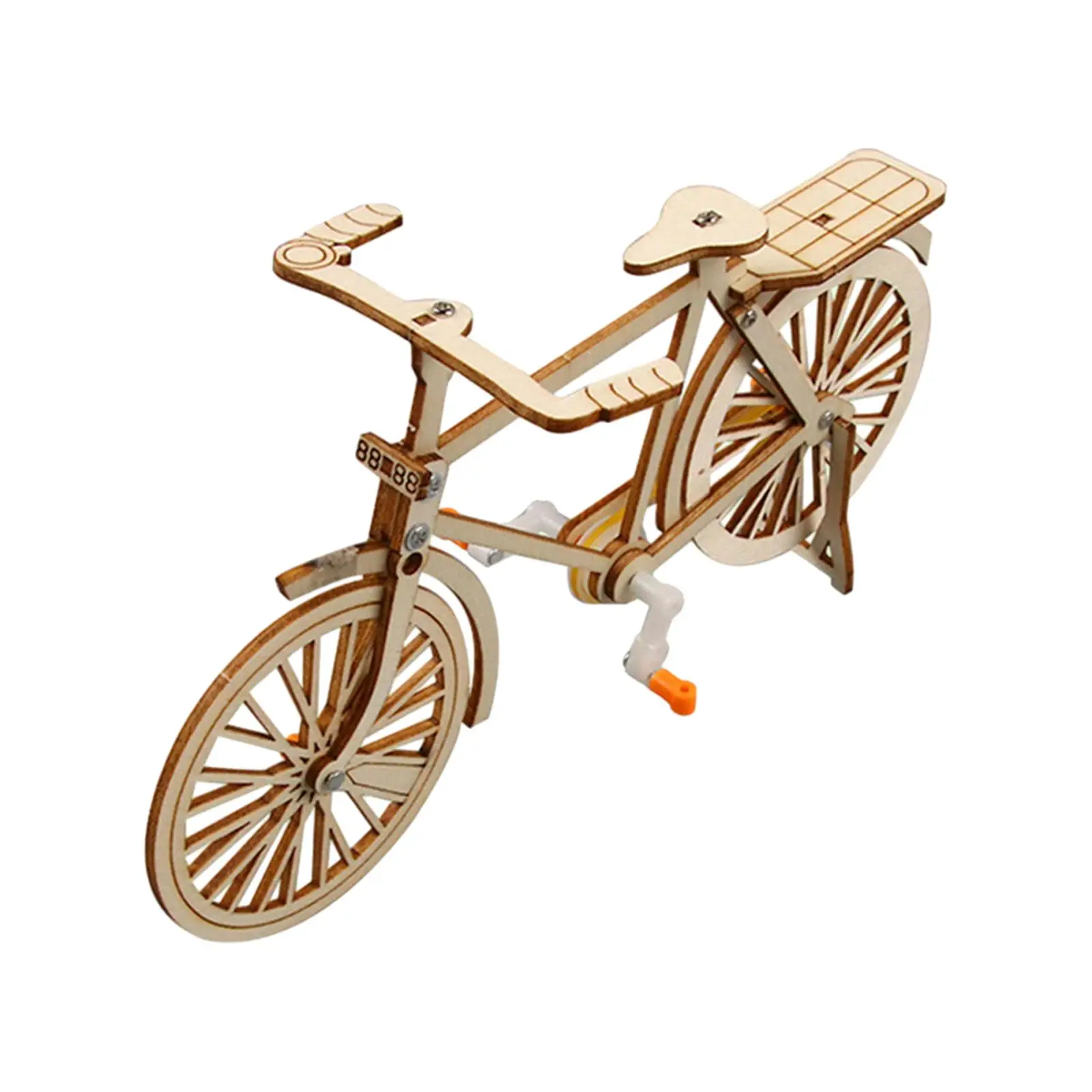 Mini Bike Model Kits Puzzle Toy Handmade Small Inventions Building Kits Wood Puzzle for Students Teens Preschool Girls Boys Kids