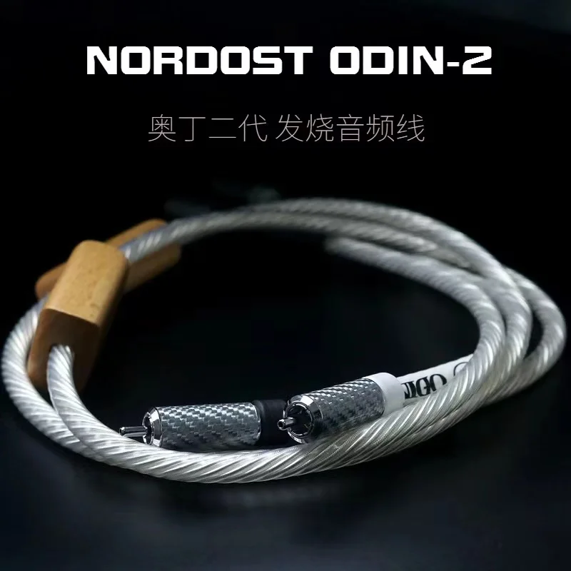 High-end new style Nordost ODIN 2 fever audio  RCA signal cable double lotus sterling silver audio cable CD amplifier tube cable