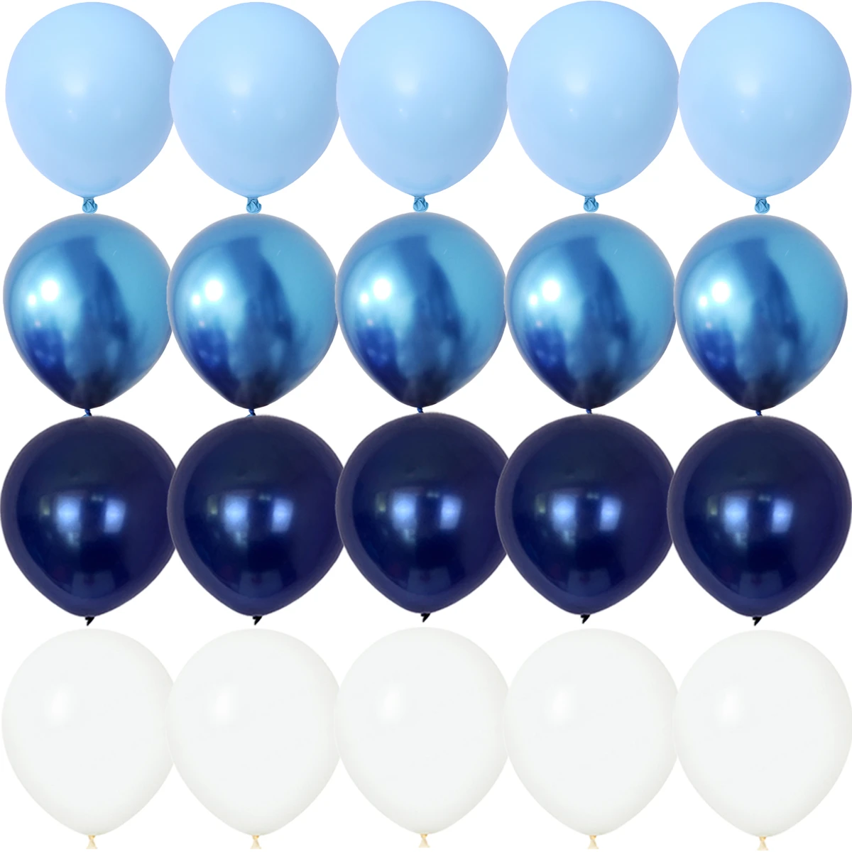 20PCS Agate Blue Dark Matte Balloons Gender Reveal Wedding Valentine\'s Day Baby Shower Birthday Globos Party Decorations