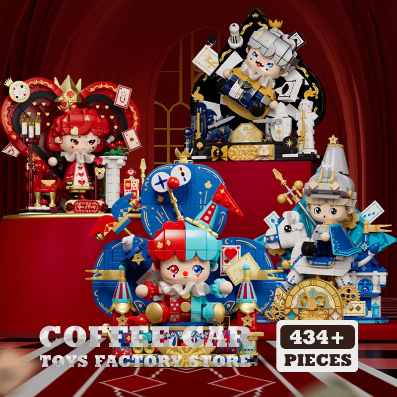 NEW Fairy Tale Knights Building Blocks Cute Dolls Cartoon Kingdom Queen MOC Bricks Model Anime Figures Toys Adult Children Gifts