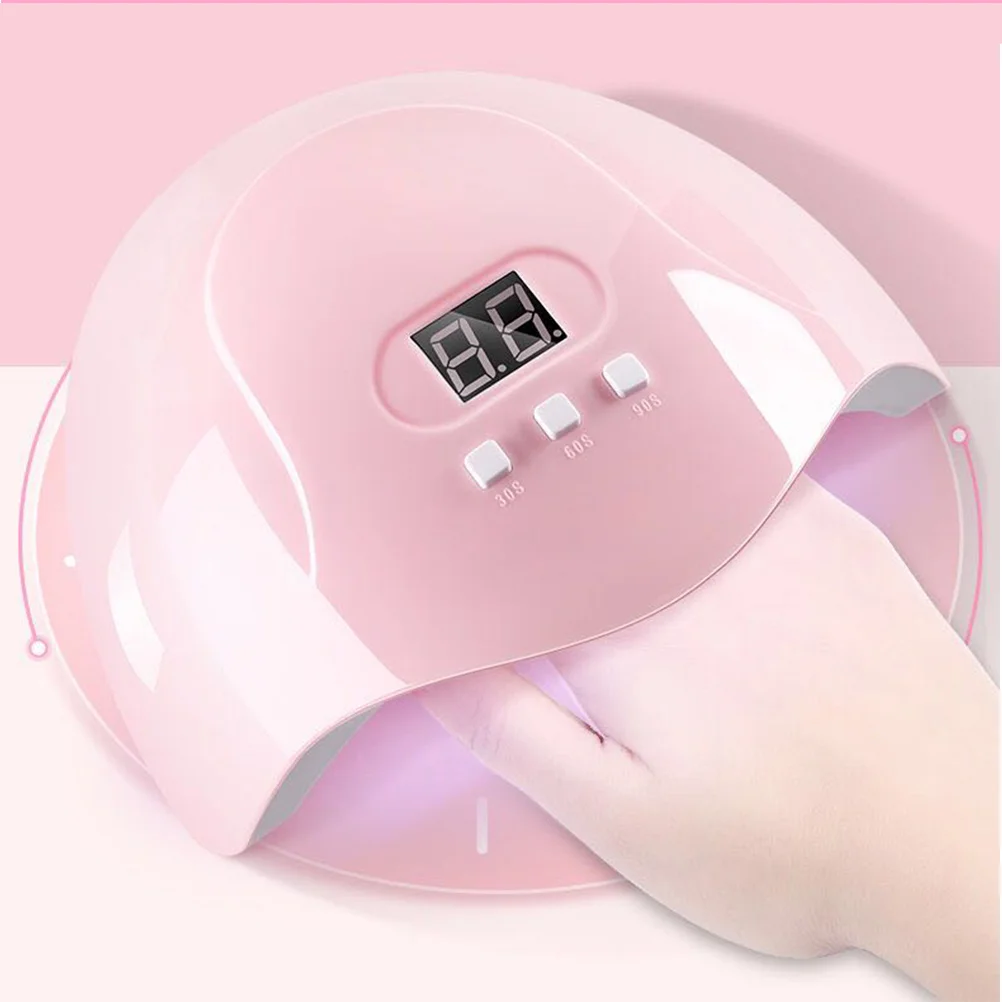 Secador de unhas led uv para manicure, sensor inteligente, para gel polonês, secador, secador