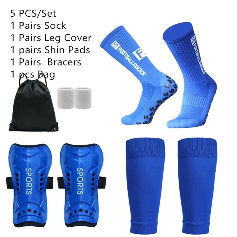 

5Pcs/ Set of Football Socks Men's Female Mid Length Anti Slip Training Socks Breathable and Thickened Professional Sports Sock