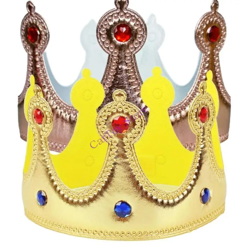 634F Princess Crown Headband Costume Accessories Party Favor for Theme Parties