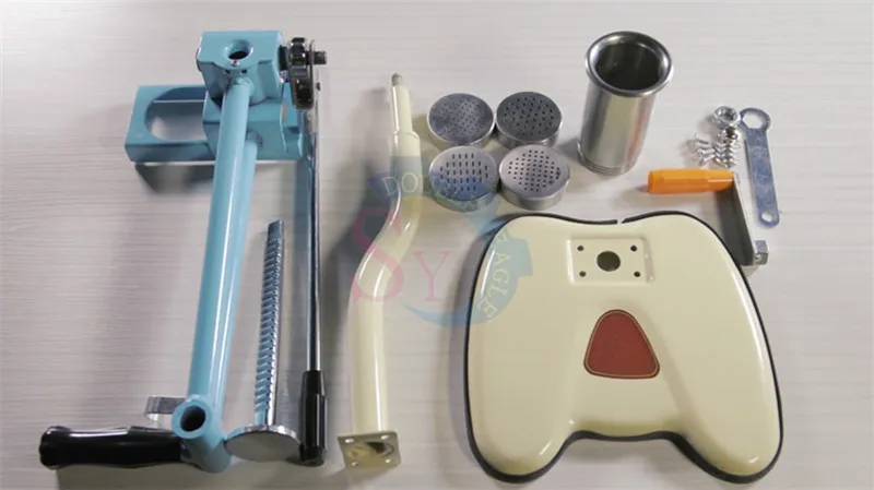 Machine de poire de ramen à usage domestique, lamian à la main, petite machine de fabrication de ramen manuelle, machine étirée, prix de gros