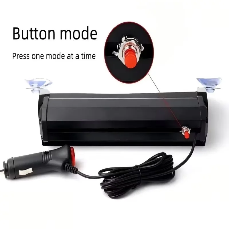 8 LED Universal Car Strobe Light Flasher Vehicle Windshield Flashing Warning Signal Lamp Red Blue  Emergency lights 12V view 4