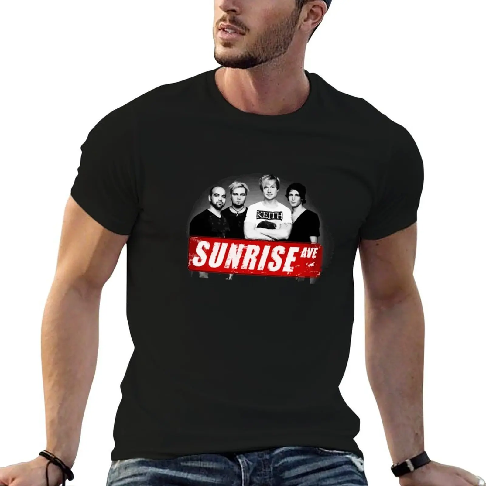 Sunrise Avenue T-Shirt cotton t shirts man 100% cotton tshirt 100% T-Shirt