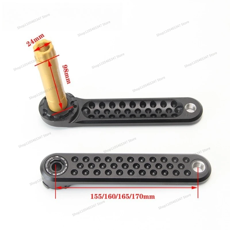 For Bicycle Hollow Integrated Crank Tooth Plate, Aluminum Alloy Straight