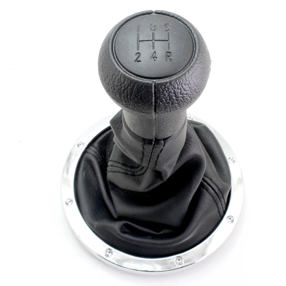 

5 Speed Manual Stick Gear Shift Knob With PU Leather Boot For VW Gol/Parati 4P/Saveiro/Pointer