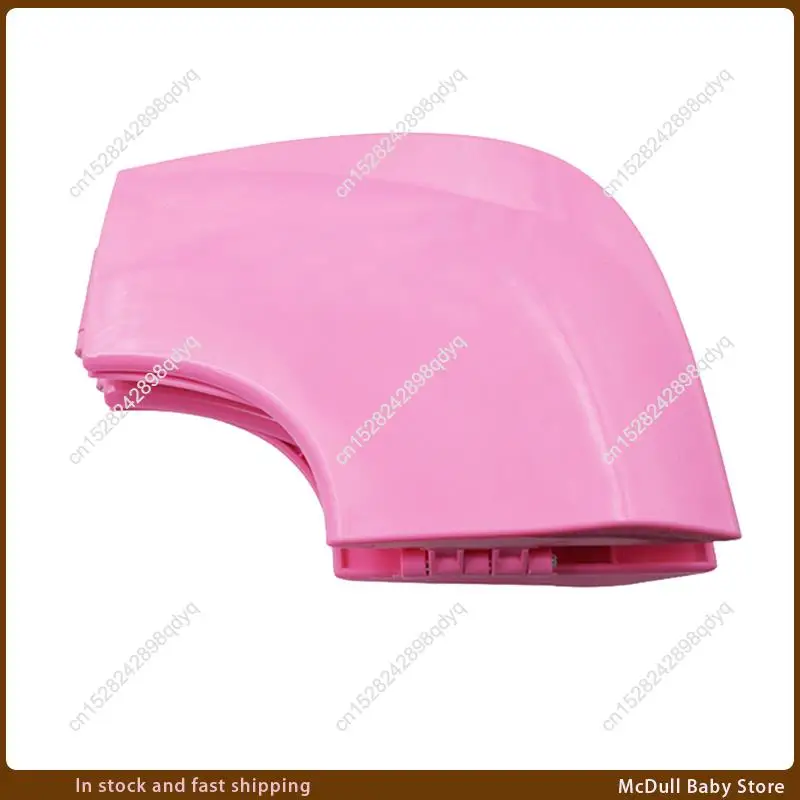 

ABJA-Складное дорожное сиденье для унитаза для малышей — портативное и безопасное сиденье для приучения к горшку, нескользящие присоски, розовый, прочный, легко