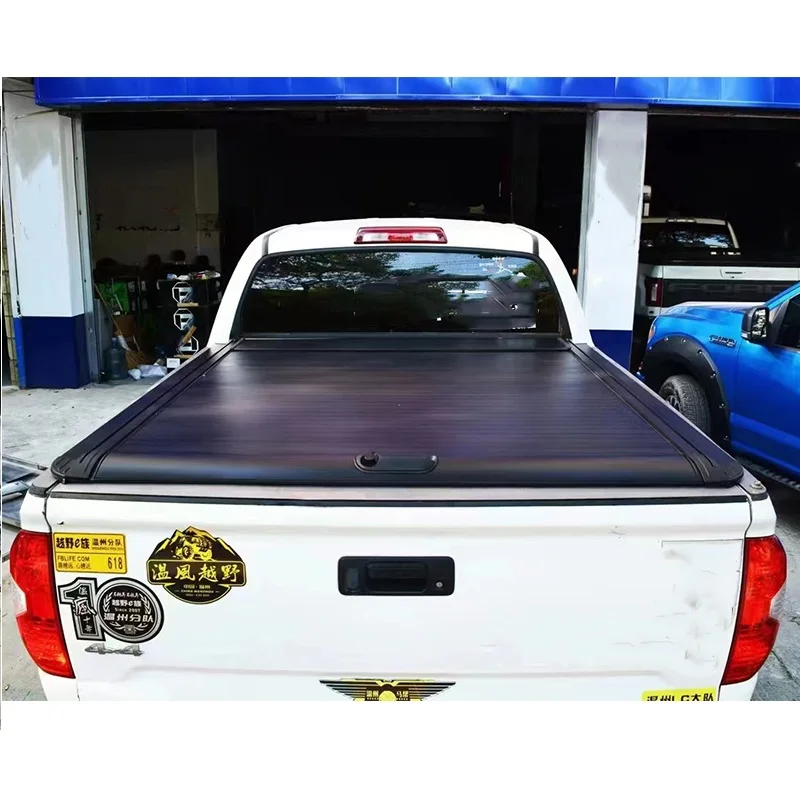 

Pickup Truck Retractable Truck Bed Covers Electric Tonneau Cover Hilux for Toyota Tundra