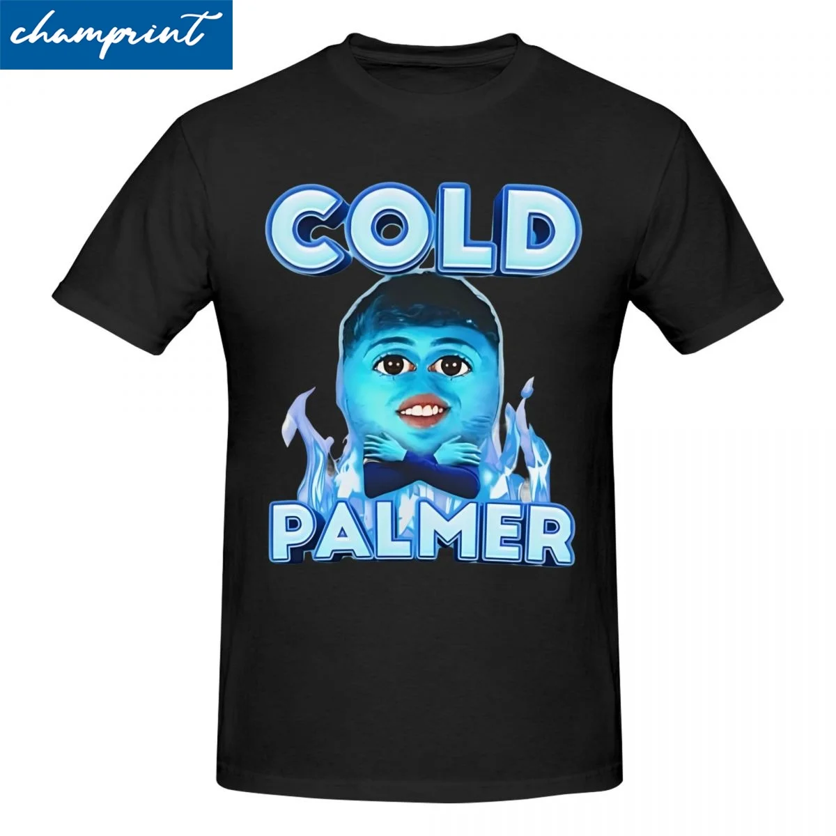 Leisure Cold Palmer Funny Meme T-Shirt For Men Women Cotton Short Sleeve Football Soccer Round Neck Summer TopsTops