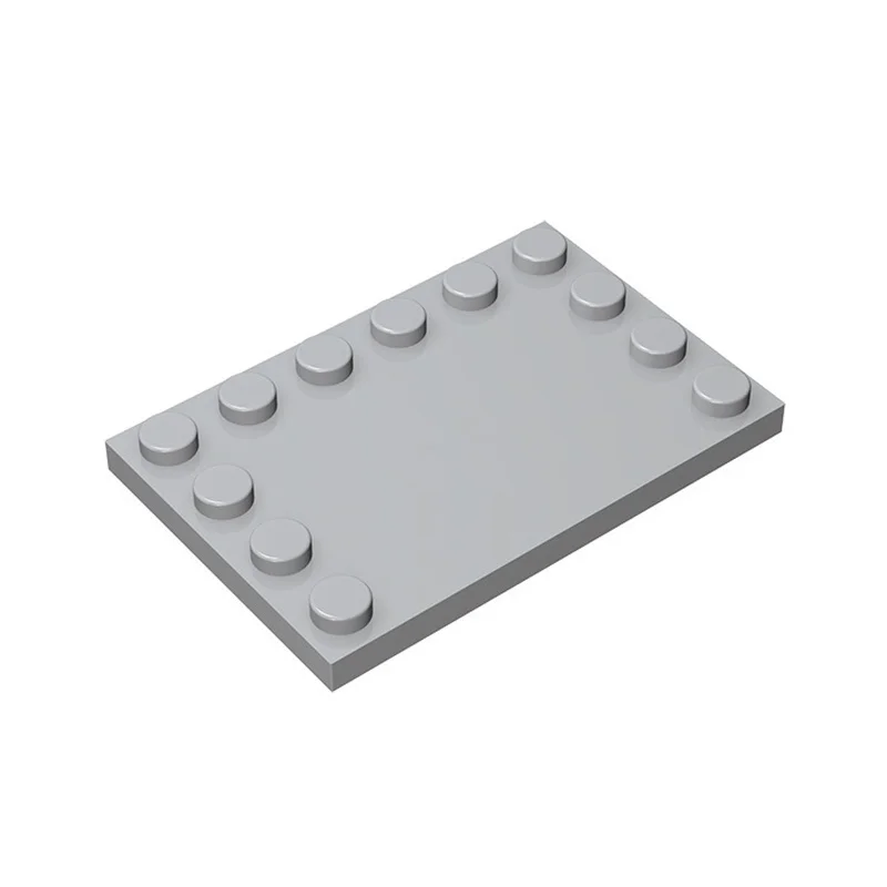10 Stück 6180 Modifizierte Fliesen 4 x 6 mit Noppen an den Kanten, Bausteine-Kollektionen, Modulare Spielzeuge für technische MOC-Bauwerke – Detail 5