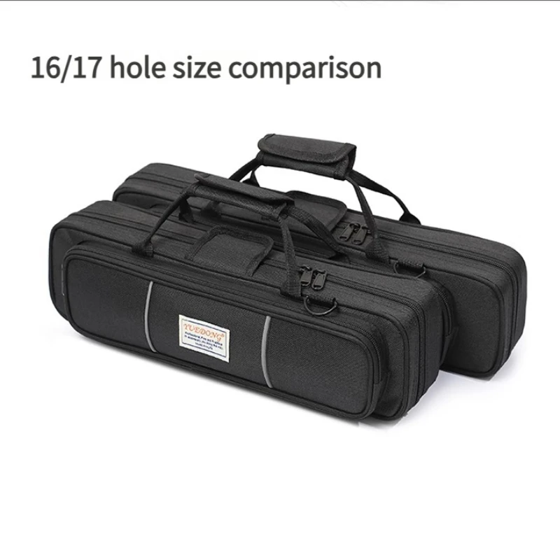 Custodia per flauto a 16 fori e 17 fori Custodia per strumenti leggera e resistente alla pressione Custodia per strumenti di livello professionale infrangibile