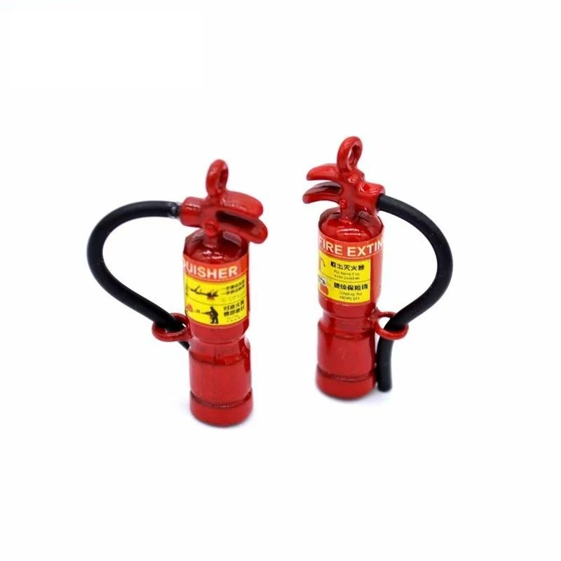 2 Stuks Simulatie Metalen Decoratieve Ornamenten Voor 1/8 1/10 1/12 1/18 Rc Crawler Trx4 Axiale Scx10 D90 Rc Auto deel