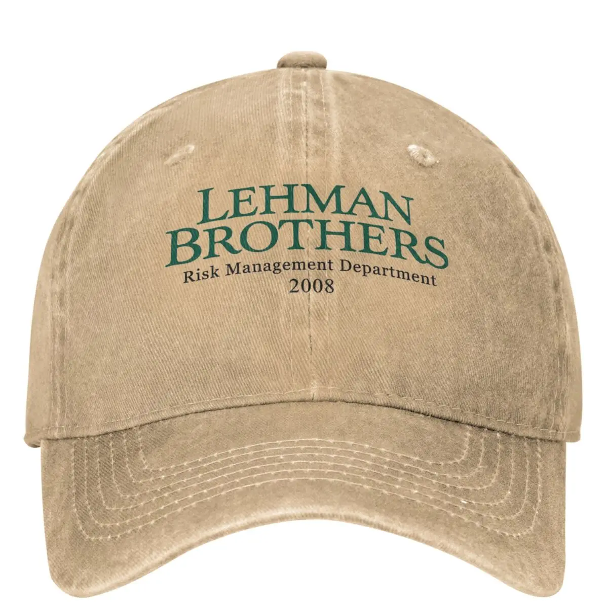 Lehman Brothers Risk Management Casual Baseball Cap Spring Bank Bankruptcy Trucker Hat Fishing Snapback Cap  Adult Baseball Caps