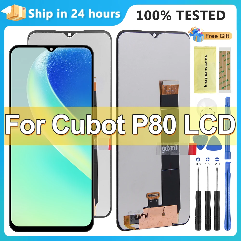 6.58\'\' Display For Cubot P80 LCD Touch Screen Digitizer Display Assembly Replacement Fix For Cubot P80 LCD Tested