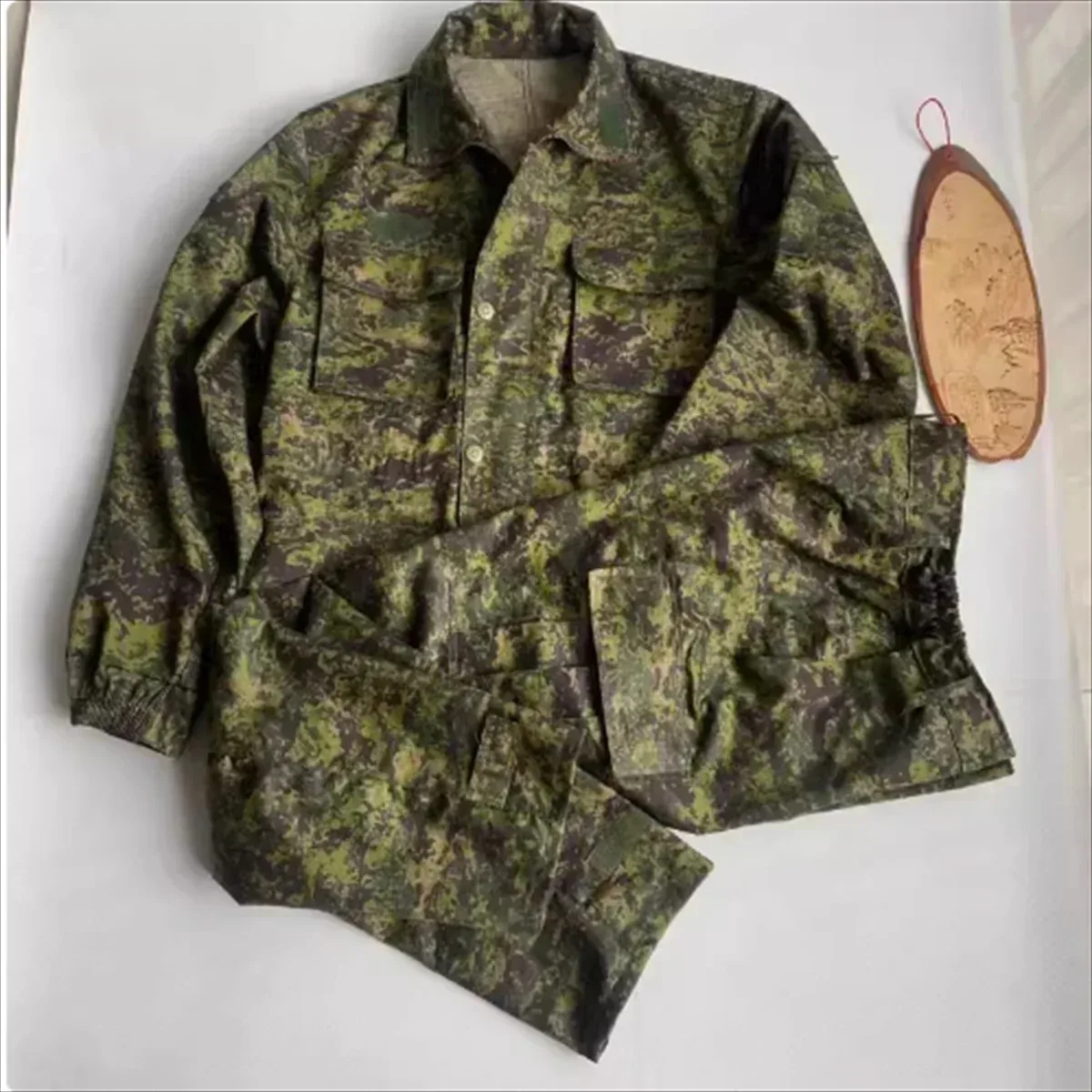 2026 مجموعة تدريب من القطن الخالص المموهة الألمانية المقاومة للاهتراء #2