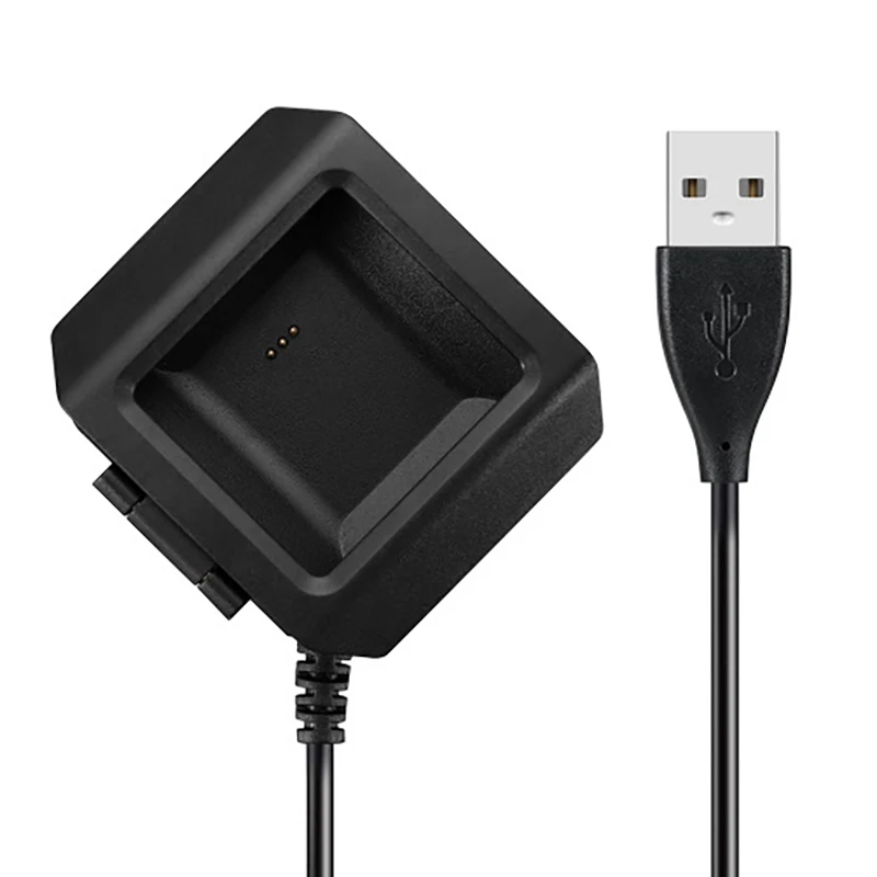 قاعدة تثبيت شاحن USB للساعة الذكية الأيونية Fitbit ، مزامنة البيانات ، كابل الشحن