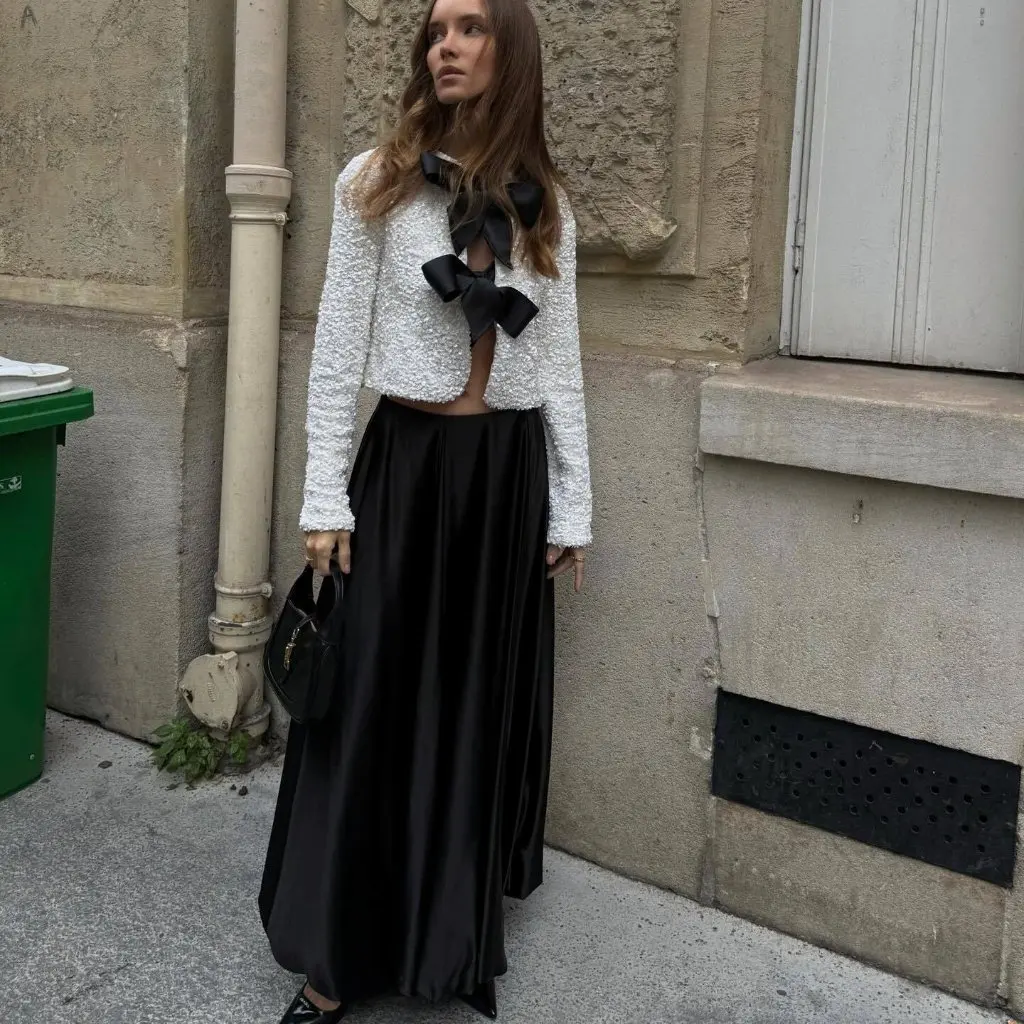 

Женское уличное модное короткое пальто, зимнее новое пальто с блестками и бантом, одежда в европейском и американском стиле