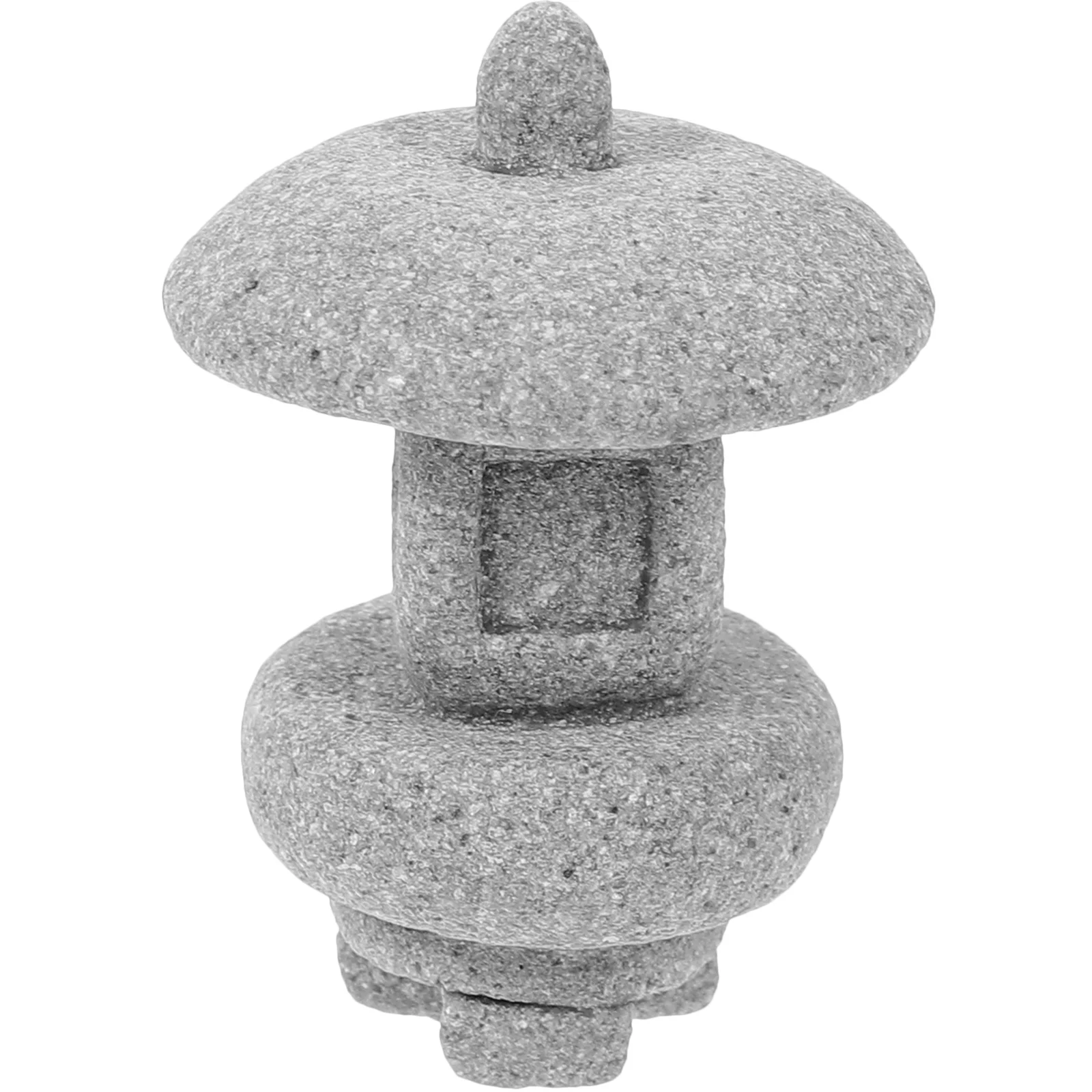 

Mini Stone Pagoda Statue Zen Style Micro Landscape Pavilion Mini Garden Decor Desktop Ornament Zen Garden Accessories