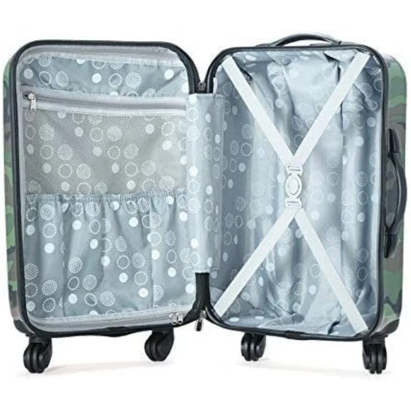 Hardside Expandable Spinner Wheel Luggage, CAMO, Carry-On 20"