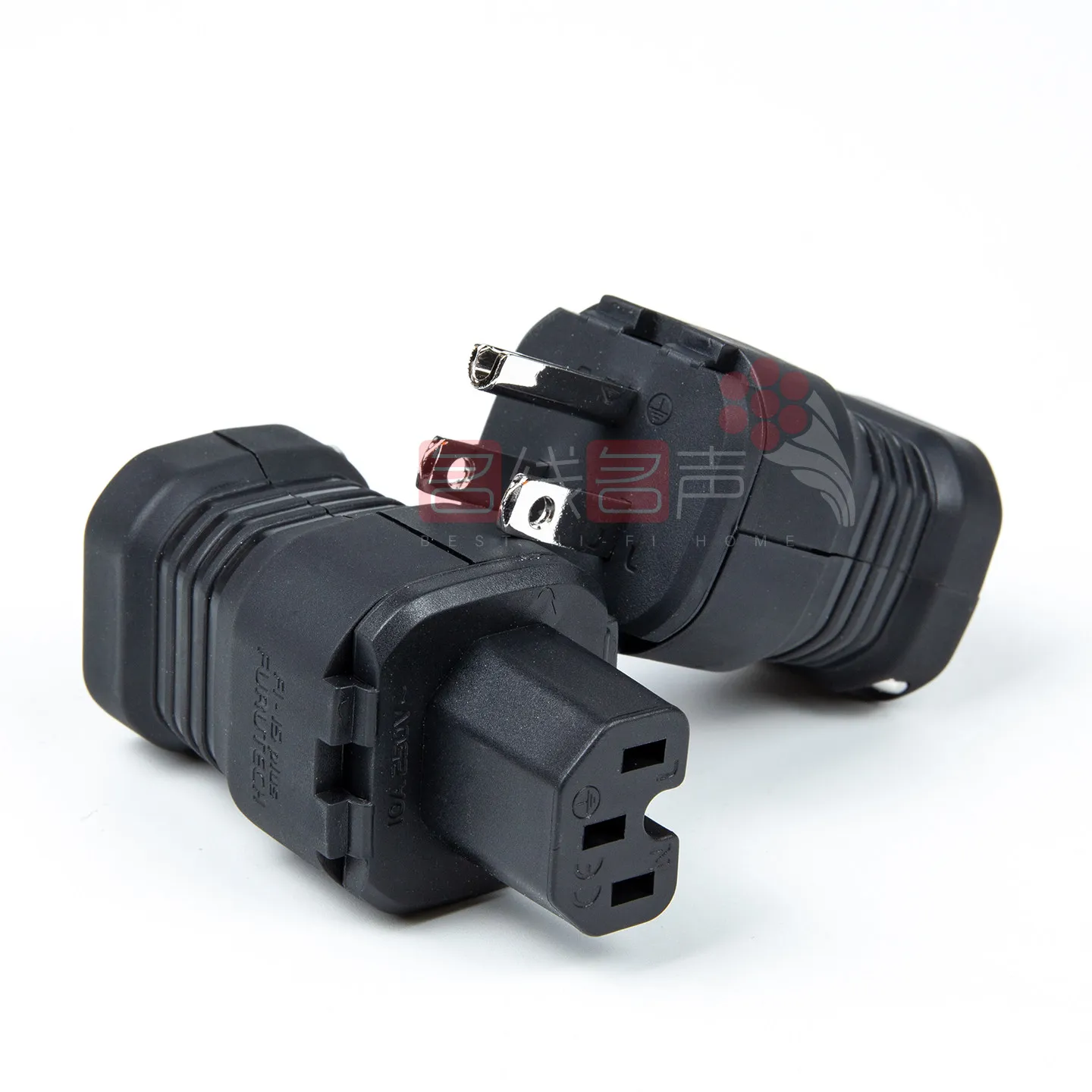 Furutech FI-15 / FI-15M (R) Rhodium-Plated Audiophile US Standard Power Plug & IEC Connector, Premium Japanese Brand