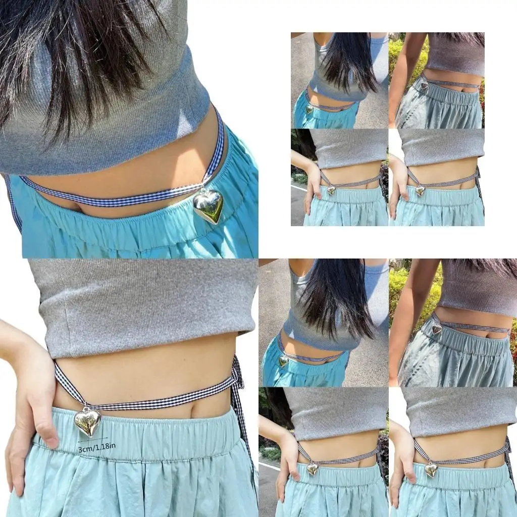 

39BB Aesthetic Body Waist Chain Luxury Fashion Waist Belt Chain Vintage Chain for Women Fashion Accessory