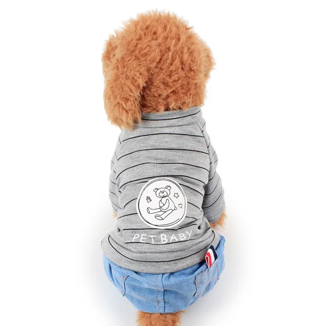 Denim Pet Dog Clothes For Dog Coat Jacket Winter Dogs Pets Clothing For Dogs Hoodies Pet Jumpsuits Chihuahua Yorkshire Clothes