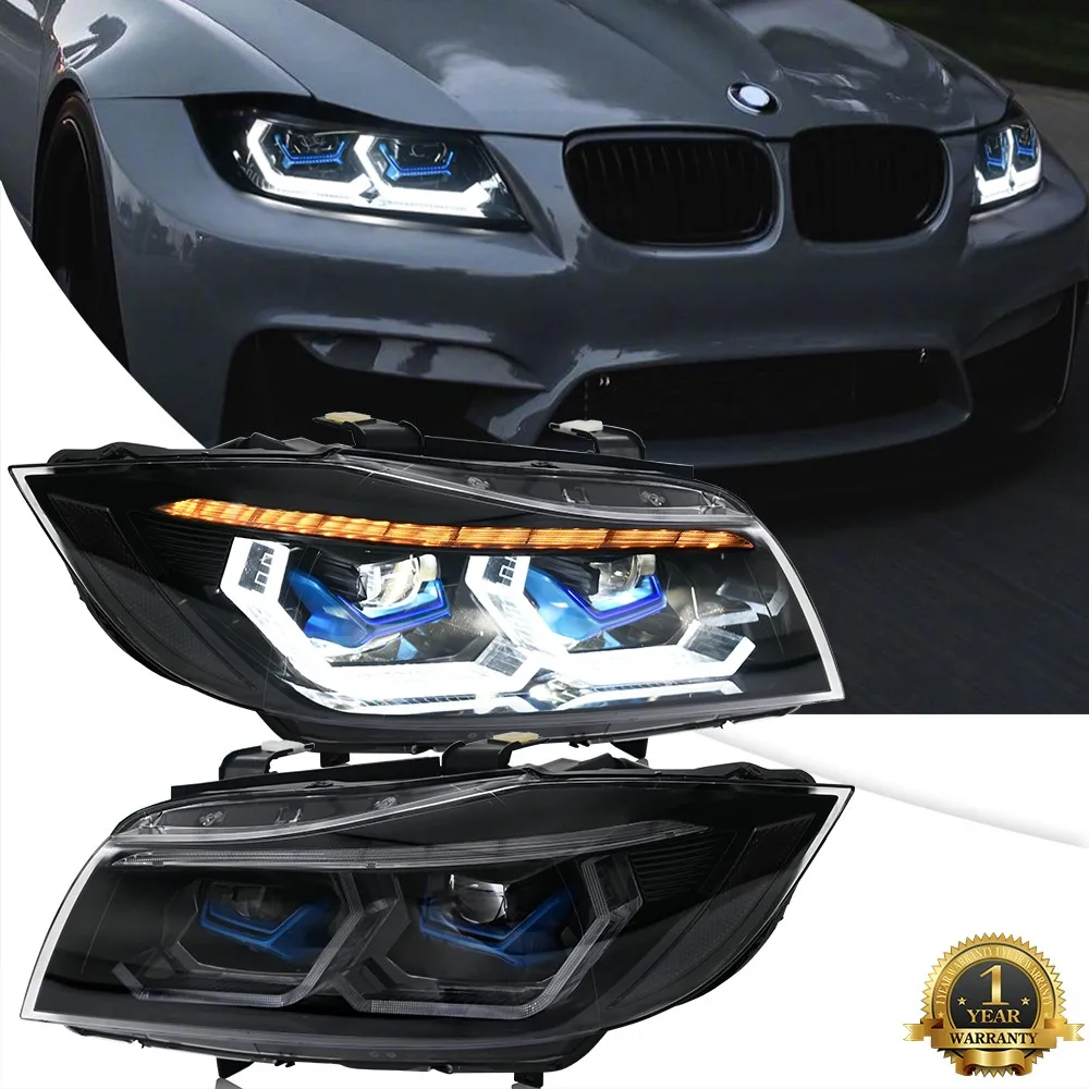 

1Set LH+RH LED Headlights Assembly For BMW 3 Series E90 E91 2009-2012 Xenon/Halogen Head Lamps Turn Signal Front Head Lamps