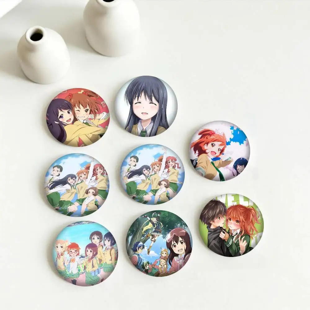 A-Anime Renai Lab 25mm 32mm 44mm 58mm 75mm Brooches Badges Pins for Accessories Gift
