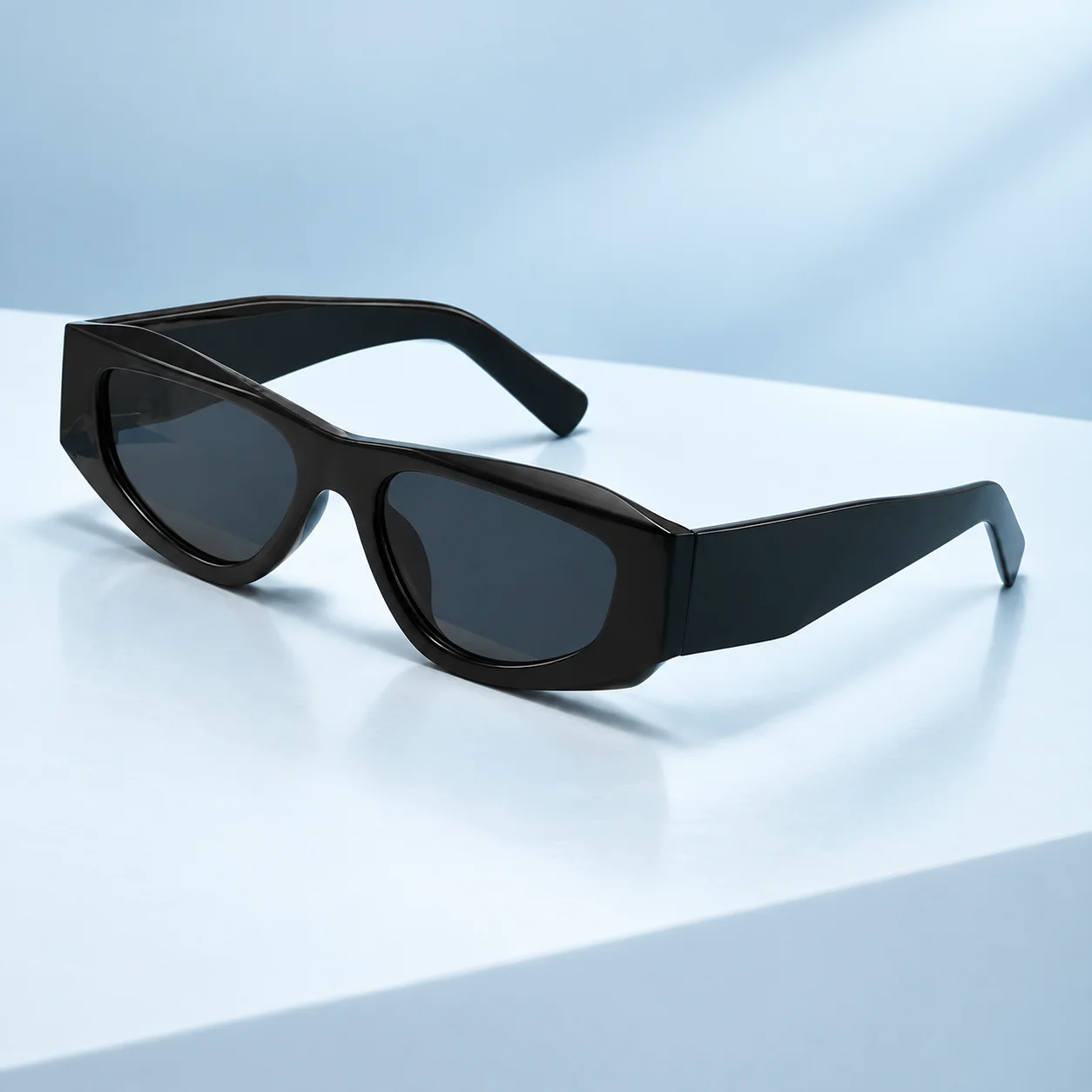 Luxury Retro Delicate Square Cat Eye Sunglasses for Women Men Sun Glasses Sunglass UV400 Camping Vacation Eyewear