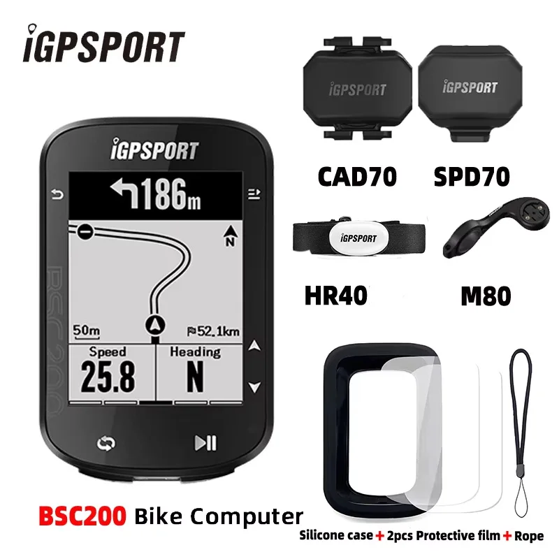 AliExpress iGPSPORT IGPSPORT BSC200 Bike GPS Computer Bike Computer Blue ANT 2.6 Inch Waterproof Wireless Bike Stopwatch Computer Power Meter
