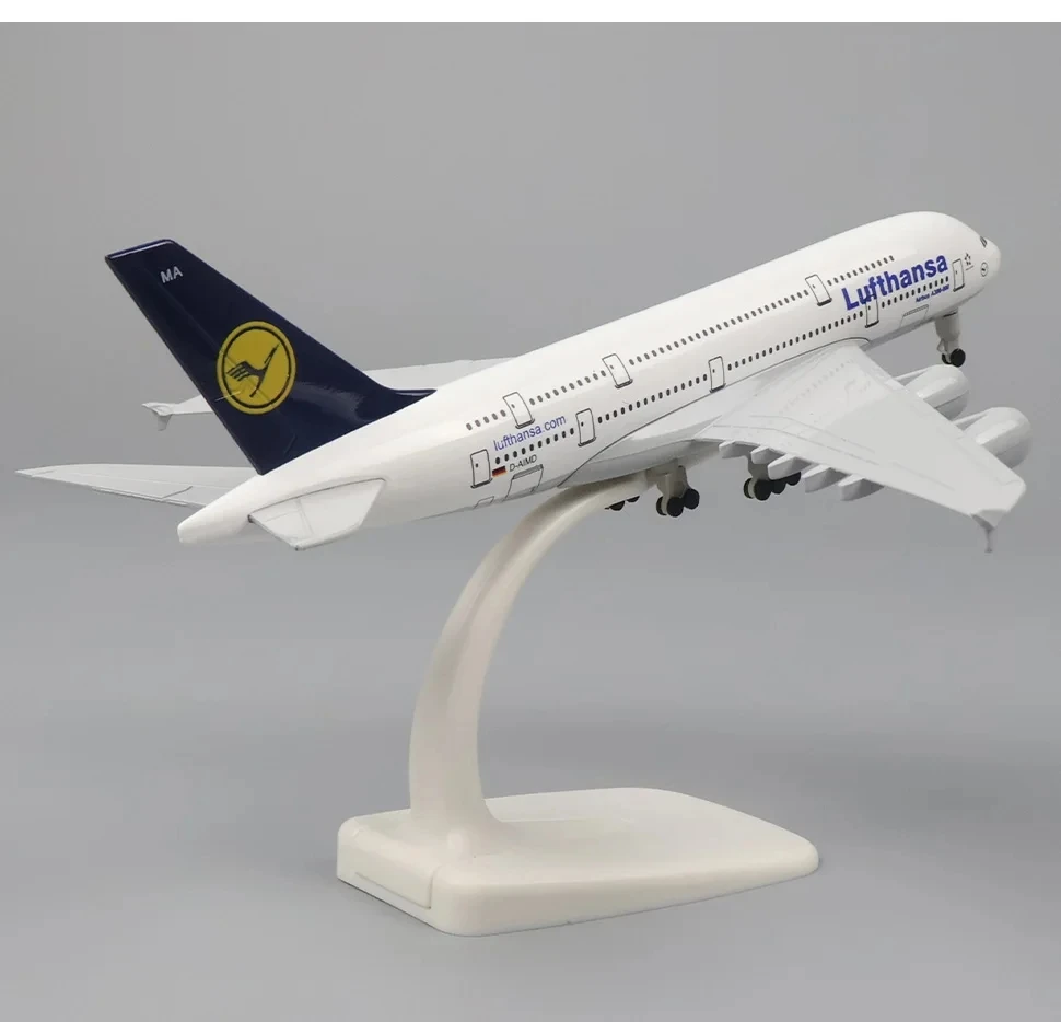 Flugzeuge Modell 20CM Flugzeug Spielzeug Für Kinder A380 Luthansa Airlines Flugzeuge Legierung Material Luftfahrt Simulation Modell Flugzeug Teile