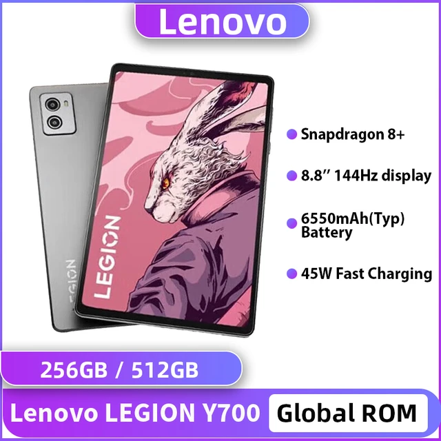 Global ROM Lenovo LEGION Y700 2023 Tab 256GB 512GB Snapdragon 8+ 144Hz  8.8'' Display Dual Type-C Interface WIFI Gaming Tablet - AliExpress