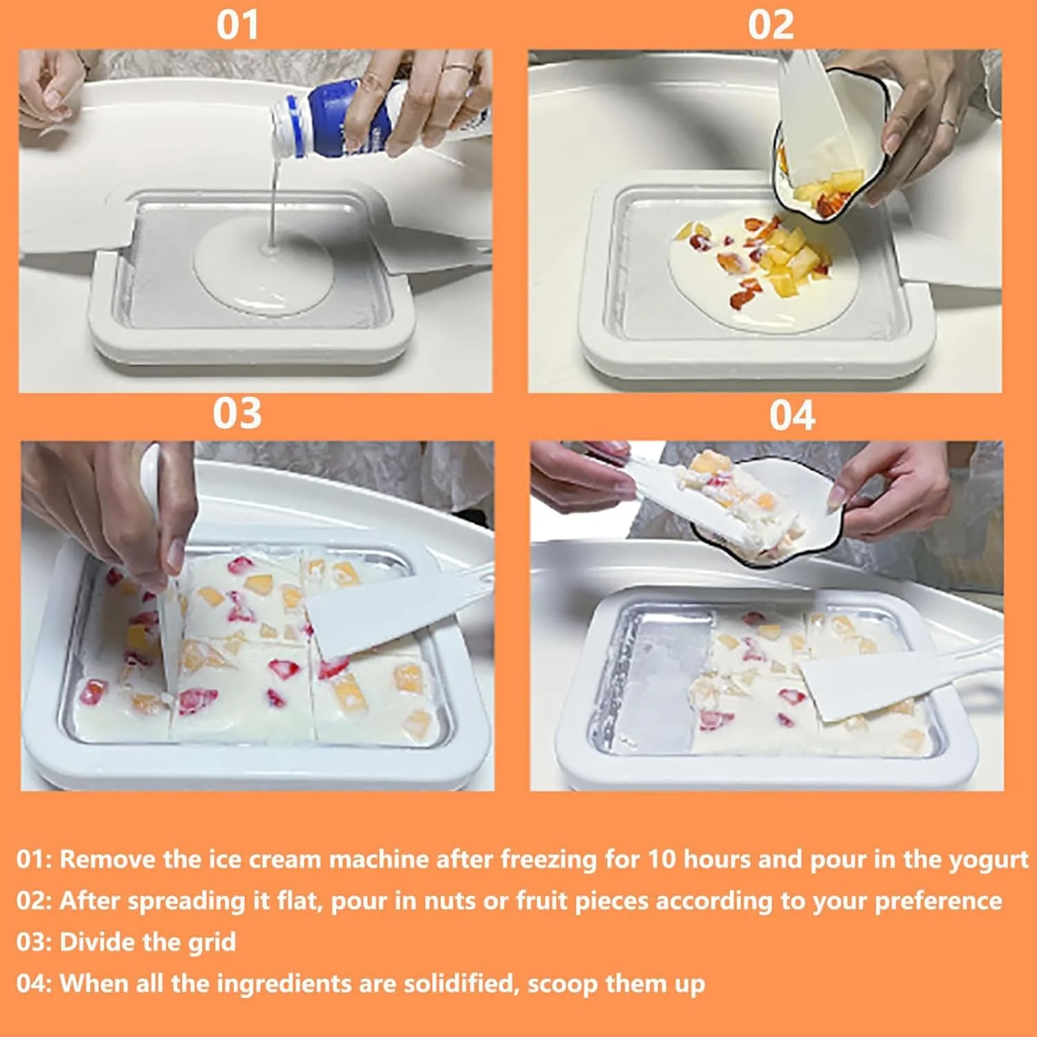 Лоток для мороженого Petrus, Машина для приготовления мороженого Petrus, 2024 Новая машина для приготовления рулетов для мороженого Роллетная машина для мороженого, Растворимый холодный тарелка с 2