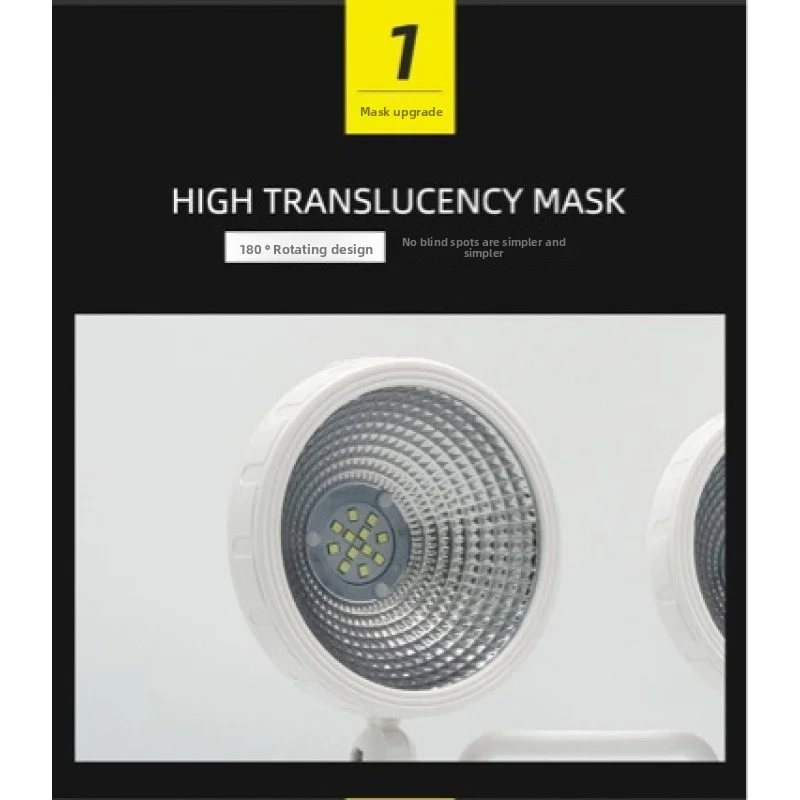 LED multifunctional fire emergency dual head light staircase corridor emergency evacuation indicator light high light source