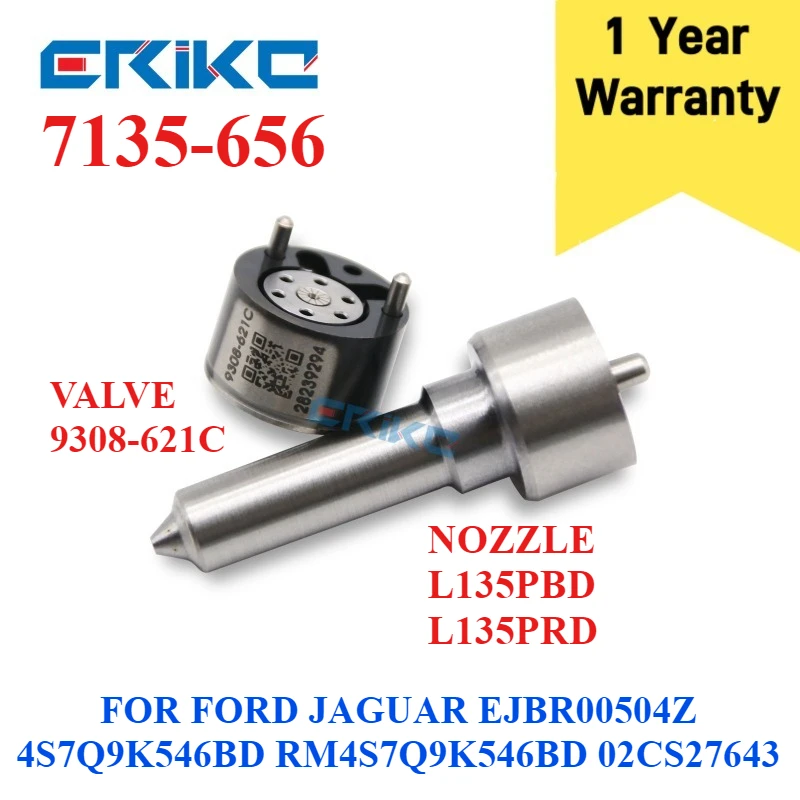 

NOZZLE L135PBD L135PRD VALVE 9308-621C Repair Kit 7135-656 FOR FORD JAGUAR EJBR00504Z 4S7Q9K546BD RM4S7Q9K546BD 02CS27643