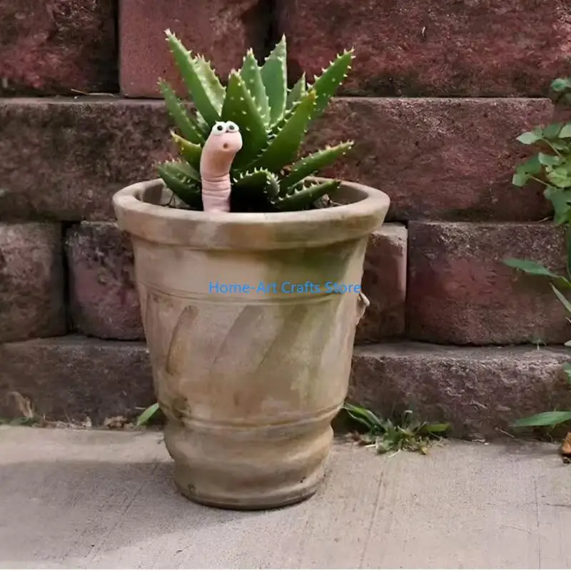 Y3NA Worm Soil Moisture Sensors Indicators Plant Water Monitor Detector Garden Decors