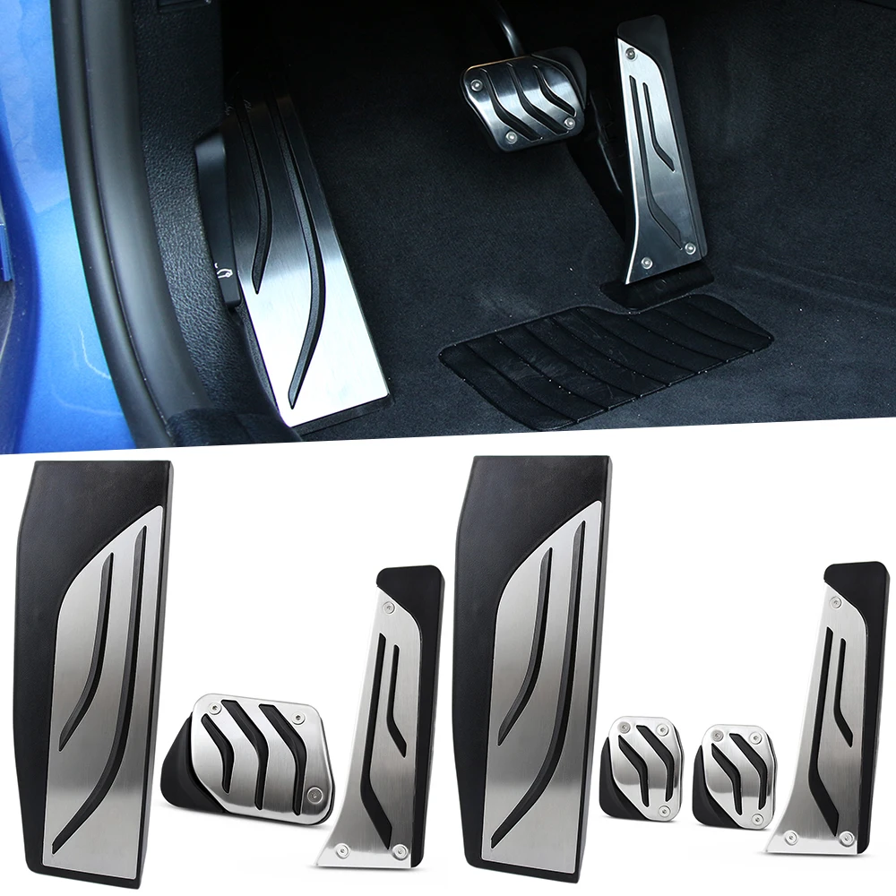 

Накладки на педали из алюминиевого сплава AT/MT для BMW 1, 3, 5, 7 серий, X1, X3, X4, X5, X6, F20, F30, E34, E39, E70