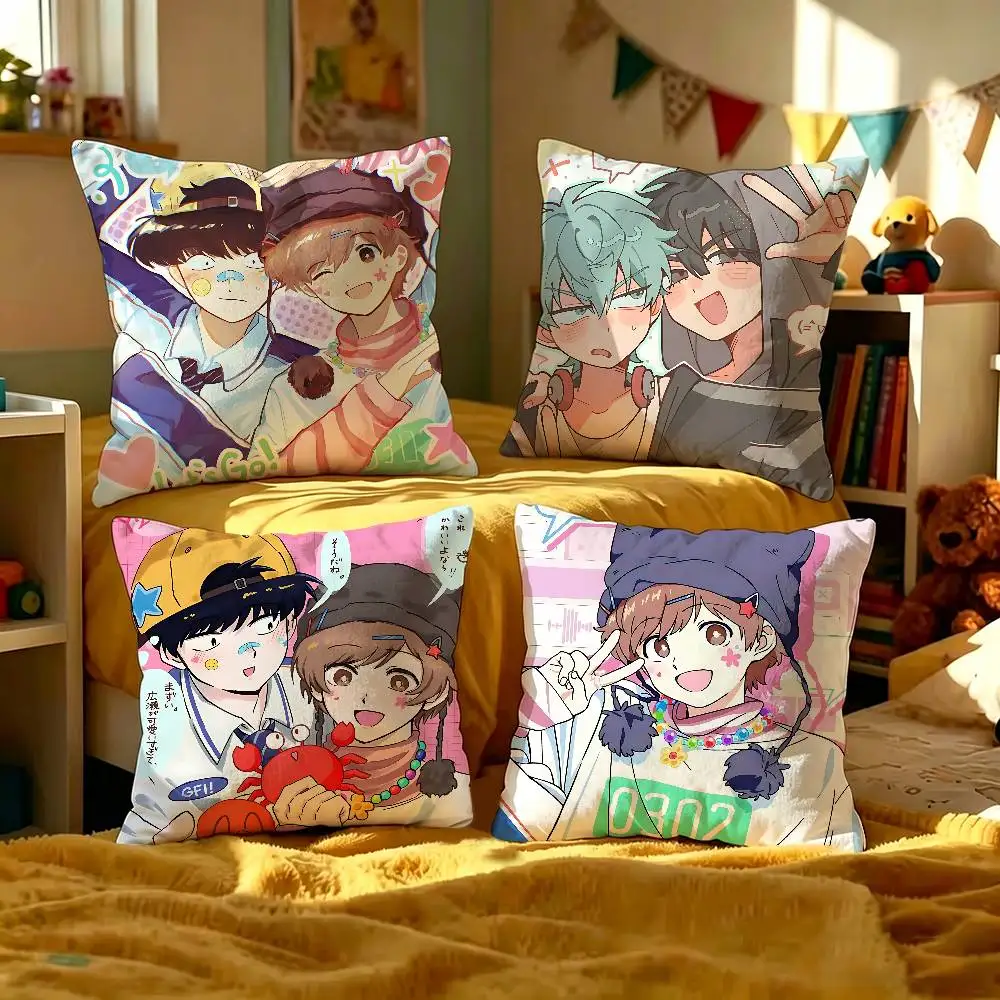 Anime Ganbare! Nakamura-kun!! Go for It Lucky Dragon pillow cover sofa cushion cover home room decoration children gift