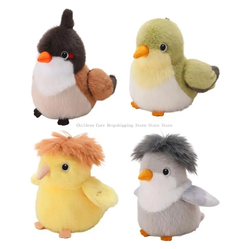 

Adorable Furry Bird Doll With Design Perfect Gift For Children Pet Lovers And Cozy Decors