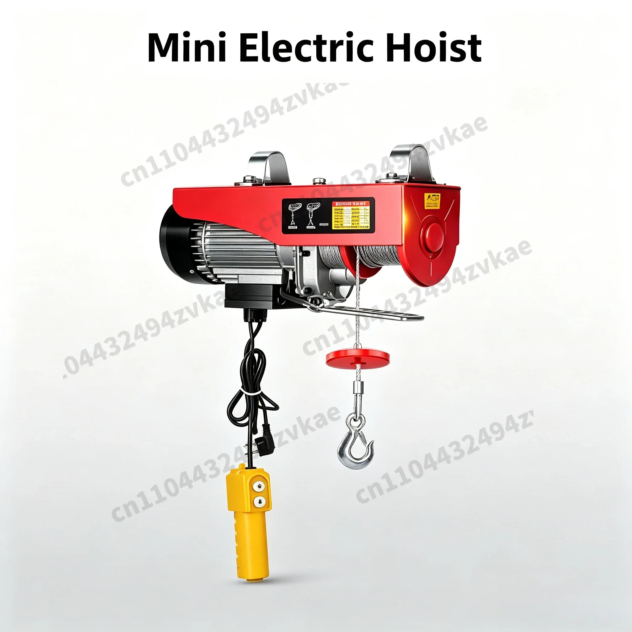 Household Electric Hoist 220V Small Crane, Portable Construction Lifting Machine, Wholesale Mini Electric Winch