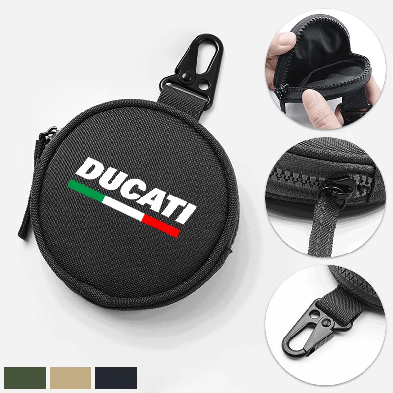 

Мотоциклетная сумка для ключей, аксессуары для кошелька, защитный пакет для ключей для Ducati Monster Panigale 748 749 999 1098 1199 1299 1198 848 S