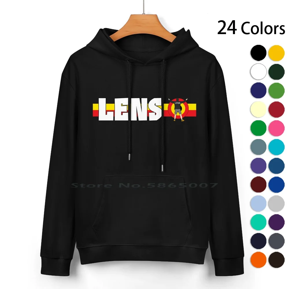 Rc Lens-Lens felpa con cappuccio in puro cotone maglione 24 colori Rclens Rc Lens Lensois Blood And Gold Go Lens Team Lens Racing Club 100%