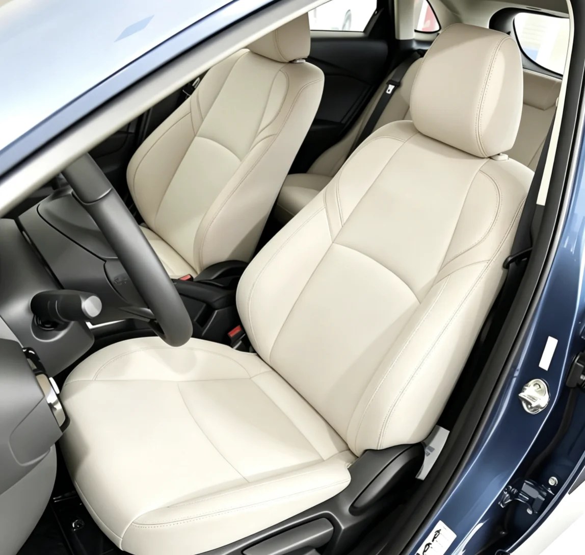 Für Mazda CX3 2018 Maßgefertigte Autositzbezüge Luxuriöses Nappaleder 100% Passform Innenausstattung 360 ° Vollständige Abdeckung – Detail 1