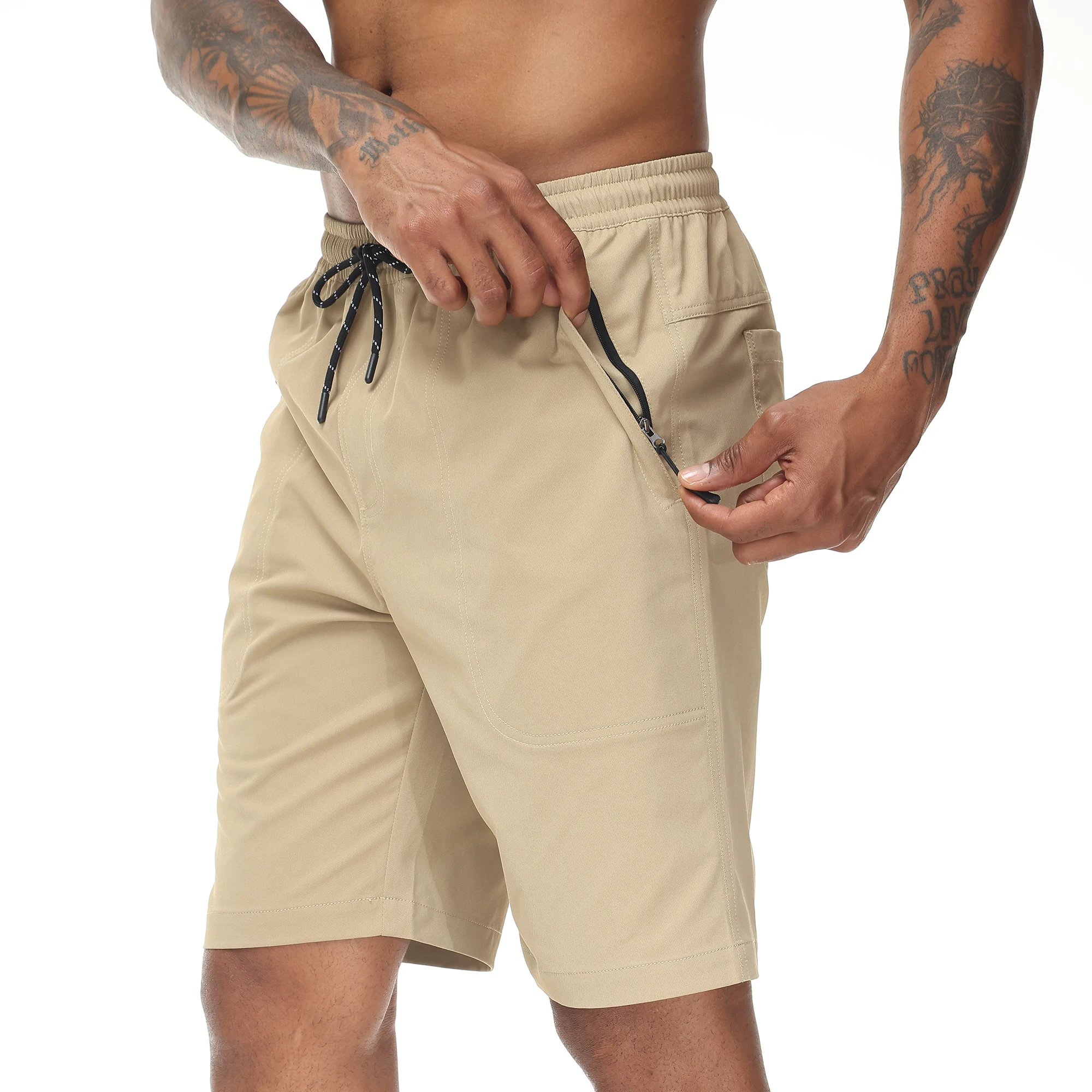Summer Fitness Training Cargo Shorts, Men's Sweatpants Jogging Athletic Pants Tactical Casual Shorts Pants